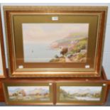 J Rogers (19th/20th century) Lakeland views, a pair, signed, watercolours; together with another