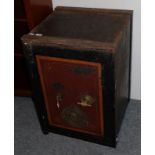 An S.Withers & Co. West Bromwich painted cast iron safe (with key)