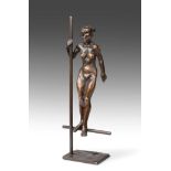 Sally Arnup FRBS, ARCA (1930-2015) ''Acrobat'' Signed and numbered 2/10, bronze, 25.5cm high