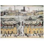 After Laurence Stephen Lowry RBA, RA (1887-1976) ''Britain at Play'' Signed, with the blindstamp for