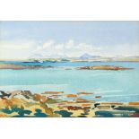 Mary Holden Bird (1900-1978) Scottish ''Good Morning'' Monogrammed, watercolour, 24cm by 34cm