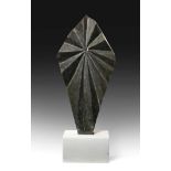 Darren Yeadon (b.1970) ''Star'' Signed, Preselli Bluestone on a Carrara marble base, 82cm high