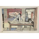 Ron Gribbons (20th/21st century) ''Tapping the Pipes for Help'' Signed and dated 1943, together with
