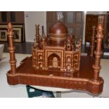 A scale model of the Taj Mahal