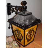 An AA metal wall mounted street lantern