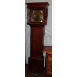 An oak thirty hour longcase clock, signed E Sagar, K Stephen, circa 1780