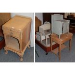 A pair of single beds and two bedside cabinets (4)