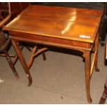 A Victorian style fold-over stationary/writing desk