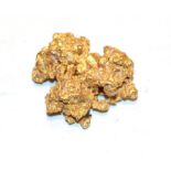 A gold nugget, 14 grams approximately