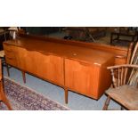 A Mcintosh & Co Ltd teak sideboard, 201cm by 47cm by 75cm
