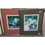 Winifred Pickard (1908-1996) ''Christmas Roses'' Signed, inscribed and numbered 40/75, etching,