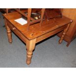 A Victorian pine table