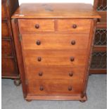 A Wellington six drawer chest