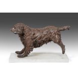 Sally Arnup FRBS, ARCA (1930-2015) ''Working Spaniel'' Signed and numbered IV/X, bronze on a