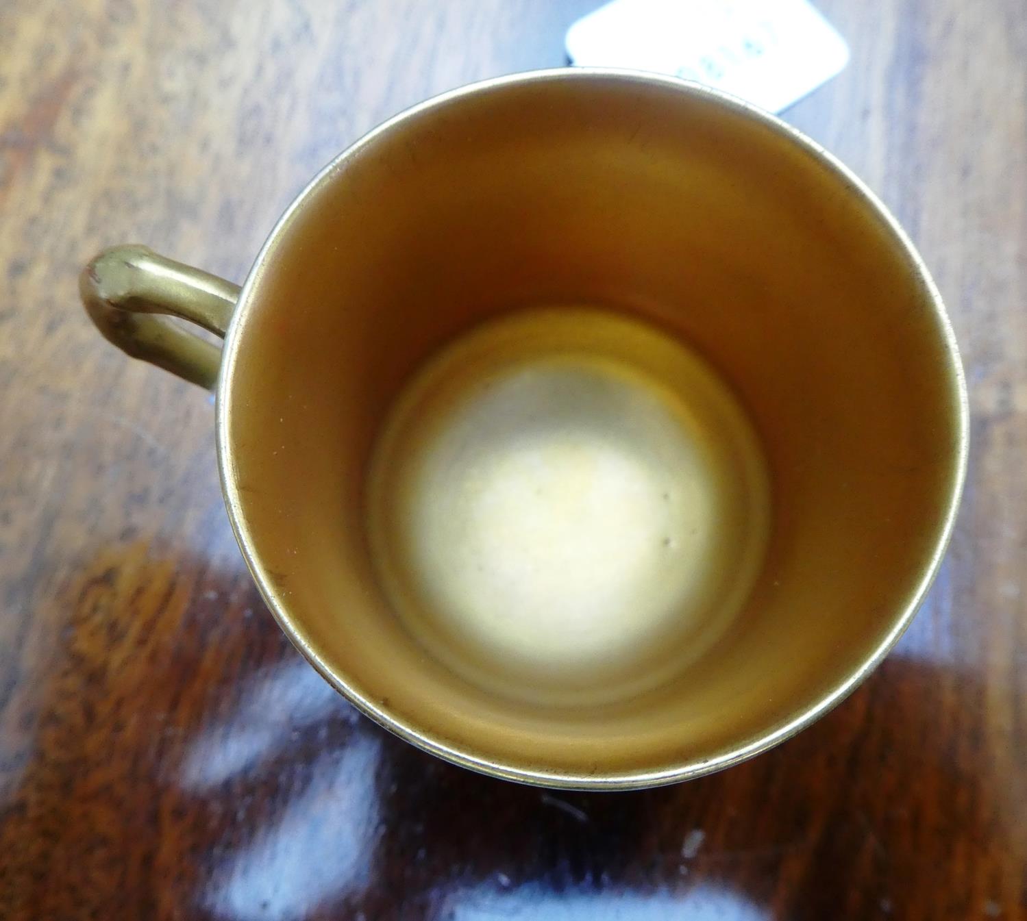 A Royal Worcester Porcelain Miniature Coffee Cup and Saucer, by Harry Stinton, 1912/13, painted with - Image 20 of 21