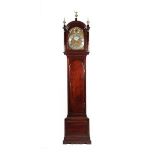 A George III Mahogany Eight Day Longcase Clock, signed Edmund Prideaux, London, circa 1780, arched