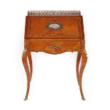 A French Louis XV Style Kingwood and Gilt Metal Mounted Bureau en Pente, 3rd quarter 19th century,