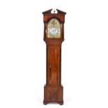 A Mahogany Eight Day Longcase Clock, signed Joshua Harrocks, Lancaster, circa 1770, architectural