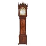 A Mahogany Eight Day Longcase Clock, signed Peter Clare, Manchester, circa 1780, swan neck