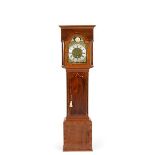 A Mahogany Eight Day Longcase Clock, signed Jno Harrison, Newcastle, circa 1780, flat top