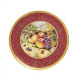 A Royal Worcester Porcelain Limited Edition Commemorative Plaque, by Jason Bowman, 2001, painted