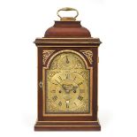 A George III Mahogany Striking Table Clock, signed Natt Style, London circa 1760, mahogany and