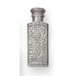 A Silver Scent-Bottle Cum Vinaigrette, Apparently Unmarked, Third Quarter 19th Century, oblong,