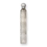 An Oversized Victorian Silver-Mounted Cut-Glass Scent-Bottle, by Frederick Bradford Macrea,