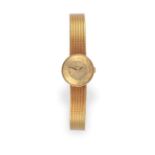 A Lady's 18 Carat Gold Wristwatch, signed Omega, 1961, (calibre 580) lever movement signed and