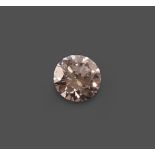 A Loose Round Brilliant Cut Diamond, weighing 0.76 carat approximately not illustrated. The