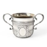 A Large Victorian Silver Porringer, by Walter and John Barnard, London, 1889, Retailed by William