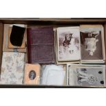 Photographs Two hundred and five cabinet cards, predominantly portraits, individual and group,