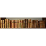 Bindings An attractive collection of books, eighteenth century and later, all in leather bindings (