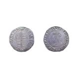 Elizabeth I, 1558 - 1560 Shilling. 5.95g, 32.7mm, 3h. Mintmark lis, first issue. Obv: Bust 2B