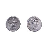 Alexander III, The Great, Silver Tetradrachm, 336 - 323 B.C. Lifetime issue. 17.16g, 26.5mm, 1h.