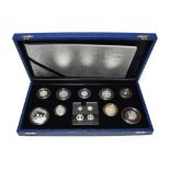 Elizabeth II, Silver Proof Set 2006, a 13-coin set commemorating the Queen's 80th Birthday