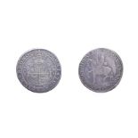 Charles I, 1638 - 1639 Halfcrown. 14.78g, 35.2mm, 12h. Briot's second milled issue, mintmark