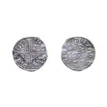 Aethelred II, 978 - 1016, London Mint Penny. 1.39g, 19.3mm, 3h. Helmet type, Godric at London.