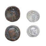 Maximianus, Silver Denarius, Rome, 235-238 A.D. 10.54g, 27.6mm, 7h. Obv: IMP MAXIMINVS PIVS AVG,