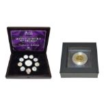 Australia, 'Silver Coin Set, Queen Elizabeth II 90th Birthday 2016' a 10-coin commemorative set