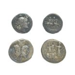 Roman Republic Silver Denarius, L. Furius L.f. Philus, 119 B.C. 3.83 grams, 19.1mm, 6h. Obv: M FOVRI