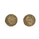 Edward the Confessor, 1042 - 1066, York Mint Penny. 1.05g, 17.7mm, 8h. Obv: Radiate head facing