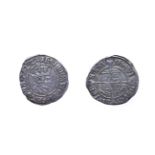 Henry VII, 1502 - 1504 Halfgroat. 1.32g, 21.2mm, 12h. Mintmark pheon, York mint, profile issue,