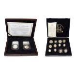 A Collection of 12 x UK Silver Coins comprising: Britannia £2 2011 1oz fine silver & Britannia £1