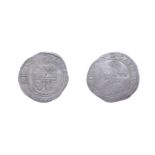 Charles I, 1630 - 1631 Sixpence. 2.95g, 26.6mm, 3h. Tower mint under the king, mintmark plume.