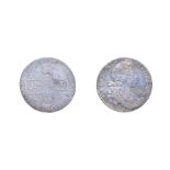 William III 1700 Shilling. Obv: Fifth laureate and draped bust right. Rev: Cruciform shields. S.