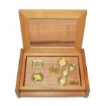 Australia, 6-Coin Gold Proof Set 2001 'Centenary of Federation' comprising: 2 dollars rev.