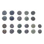 11 x Late Roman Bronze Coins comprised of Claudius II, Gothicus, 268 - 270 A.D. Ae Antoninanius,