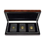 Tristan da Cunha Sovereign Collection 2015 'Longest Reigning Monarch,' a 3-coin commemorative