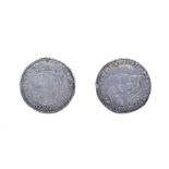 Philip and Mary, 1554 - 1558 Shilling. 6.28g, 31.6mm, 6h. Undated, no mintmark. Obv: Busts face to